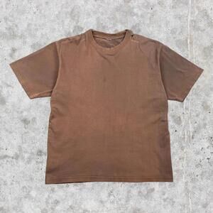 Essential Blank Brown Heavyweight Cropped Fit Blank T-Shirt